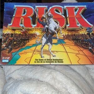 Hasbro Risk Board Game - Vibrant Red and Blue